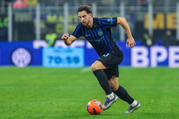 Carlos Augusto of FC Internazionale seen in action during Coppa Italia 2025 26 football match between FC Internazionale and Venezia FC at San Siro Stadium in Milan Italy on 04 December 2025. Milan Stadio Giuseppe Meazza Milan Italy Copyright: xEPhotopressx SP24-1302-080