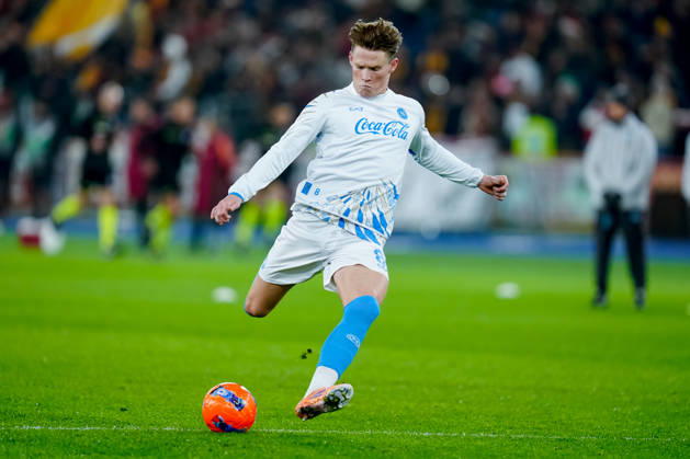 Scott McTominay of SSC Napoli in action during the Serie A match between AS Roma and SSC Napoli at Stadio Olimpico Rome Italy on 30 November 2025. Rome Stadio Olimpico Rome Italy Copyright: xPhotoxGoalxPixx SP24-1299-007