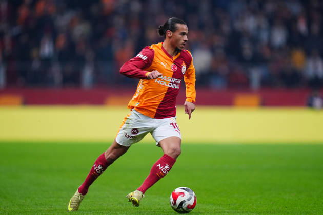 Galatasaray v Kasimpasa - Turkish Super Lig ISTANBUL, TURKIYE - DECEMBER 21: Leroy Sane of Galatasaray in action during the Turkish Super Lig week 17 football match between Galatasaray and Kasimpasa at RAMS Park in Istanbul, Turkiye on December 21, 2025. Hakan Akgun Anadolu Istanbul Turkey. Editorial use only. Please get in touch for any other usage. Copyright: x2025xAnadoluxHakanxAkgunx