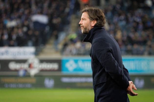 Gent s head coach Rik De Mil pictured during a soccer match between KAA Gent and KVC Westerlo, Saturday 27 December 2025 in Gent, on day 20 of the 2025-2026 Jupiler Pro League first division of the Belgian championship. KURTxDESPLENTER x151798190x