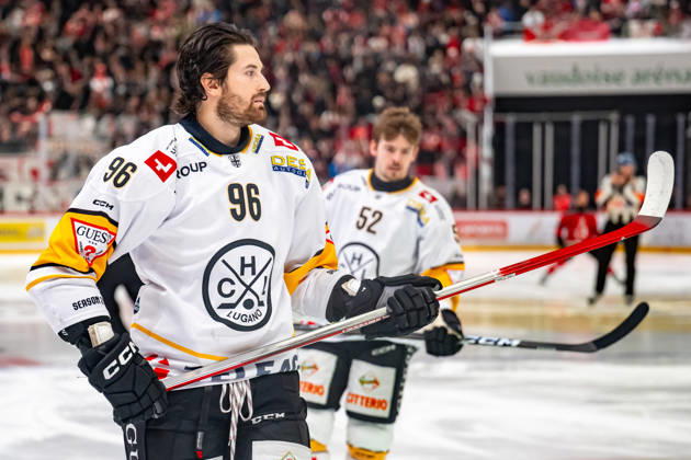 NL : Lausanne HC - HC Lugano 07.01.2026, Lausanne, Vaudoise Arena, NL: Lausanne HC - HC Lugano. Brendan Perlini (96, HC Lugano) during the Swiss National League Ice hockey, Eishockey championship 2025-2026 match between Lausanne HC and HC Lugano the Wednesday 07.01.2026 at the Vaudoise Arena in Lausanne, Switzerland. Lausanne Vaudoise Arena Vaud Switzerland Copyright: xMediafabxPhotographyxFabricexDexGasperisx MEDIAFAB-HOCKEY-LHC-HCL-07.01.2026-HOC_2000