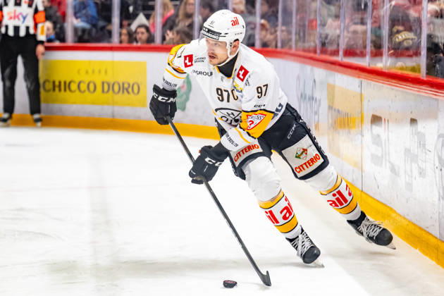 NL : Lausanne HC - HC Lugano 07.01.2026, Lausanne, Vaudoise Arena, NL: Lausanne HC - HC Lugano. Calvin Thurkauf (97, HC Lugano) during the Swiss National League Ice hockey, Eishockey championship 2025-2026 match between Lausanne HC and HC Lugano the Wednesday 07.01.2026 at the Vaudoise Arena in Lausanne, Switzerland. Lausanne Vaudoise Arena Vaud Switzerland Copyright: xMediafabxPhotographyxFabricexDexGasperisx MEDIAFAB-HOCKEY-LHC-HCL-07.01.2026-HOC_2124
