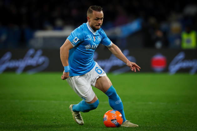 Napoli™s Stanislav Lobotka during the Serie A soccer match between Napoli and Verona at the Diego Armando Maradona Stadium in Naples, southern italy - Wednesday , January 07 , 2026. - Soccer . Copyright: xAlessandroxGarofalo LaPressex