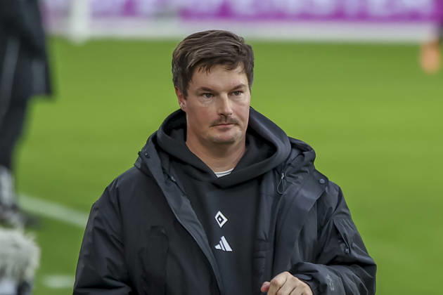 Merlin Polzin (Hamburger SV, Trainer) , Deutschland, Fussball, 1. Bundesliga, 16.Spieltag, 2025 2026, SC Freiburg vs. Hamburger SV, 10.01.2026, Freiburg im Breisgau Europa-Park Stadion Deutschland Copyright: xGrantxHubbsx