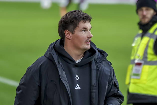Merlin Polzin (Hamburger SV, Trainer) , Deutschland, Fussball, 1. Bundesliga, 16.Spieltag, 2025 2026, SC Freiburg vs. Hamburger SV, 10.01.2026, Freiburg im Breisgau Europa-Park Stadion Deutschland Copyright: xGrantxHubbsx