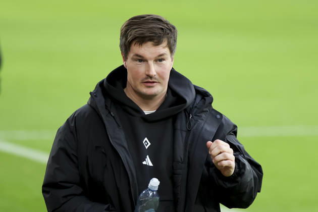 Merlin Polzin (Hamburger SV, Trainer) , Deutschland, Fussball, 1. Bundesliga, 16.Spieltag, 2025 2026, SC Freiburg vs. Hamburger SV, 10.01.2026, Freiburg im Breisgau Europa-Park Stadion Deutschland Copyright: xGrantxHubbsx