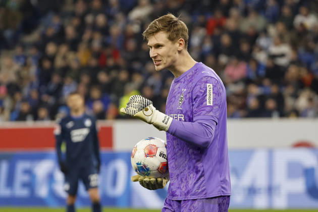 Moritz Nicolas (Borussia Mönchengladbach, 33) , Deutschland, Fussball, 1. Bundesliga, 17.Spieltag, 2025 2026, TSG Hoffenheim vs. Borussia Mönchengladbach, 14.01.2026, Sinsheim PreZero Arena Baden-Württemberg Deutschland Copyright: xGrantxHubbsx