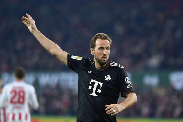 Harry Kane (FC Bayern Muenchen) gestikuliert, gestik waehrend des Spiels der Bundesliga zwischen dem 1. FC Köln und FC Bayern München, RheinEnergieSTADION am 14. January 2026 in Köln, Deutschland. (Foto von Ralf Treese DeFodi Images) +++ Harry Kane (FC Bayern Muenchen) gestures during the Bundesliga match between 1. FC Köln and FC Bayern München at RheinEnergieSTADION on January 14, 2026 in Köln, Germany. (Photo by Ralf Treese DeFodi Images) DFL regulations prohibit any use of photographs as image sequences and or quasi-video. (Photo by Ralf Treese DeFodi Images) -