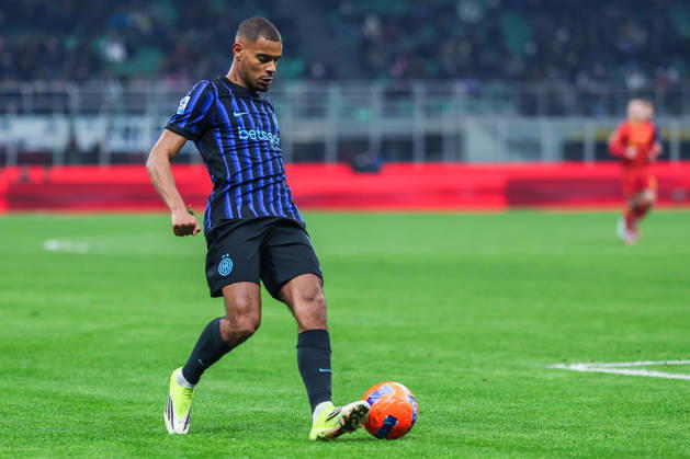 Andy Diouf of FC Internazionale seen in action during Serie A 2025 26 football match between FC Internazionale and US Lecce at San Siro Stadium in Milan Italy on 14 January 2026. Milan Stadio Giuseppe Meazza Milan Italy Copyright: xEPhotopressx SP24-1339-025