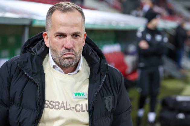 Chef-Trainer Manuel Baum (FC Augsburg), FC Augsburg vs. 1. FC Union Berlin, Fussball, 1. Bundesliga, 17. Spieltag, 15.01.2026 DFB regulations prohibit any use of photographs as image sequences and or quasi-video Augsburg Bayern Deutschland