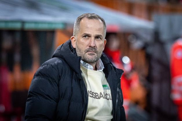 Chef-Trainer Manuel Baum (FC Augsburg), FC Augsburg vs. 1. FC Union Berlin, Fussball, Maenner, Bundesliga, Saison 2025 2026, Hinrunde, 17 Spieltag, 15.01.2026 DFB regulations prohibit any use of photographs as image sequences and or quasi-video Augsburg Bayern Deutschland Copyright: xkolbert-press MartinxAgüerax