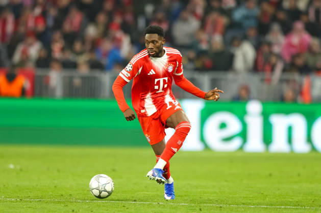 Alphonso Davies (FC Bayern Muenchen, 19) mit Ball, GER, FC Bayern Muenchen vs. Royale Union Saint-Gilloise, Fussball, UEFA Champions League, Liga-Phase, 7. Spieltag, Saison 2025 2026, 21.01.2026, GER, FC Bayern Muenchen vs. Royale Union Saint-Gilloise, Fussball, UEFA Champions League, Liga-Phase, 7. Spieltag, Saison 2025 2026, 21.01.2026 Muenchen Copyright: xEibner-Pressefoto JennixMaulx EP_JML