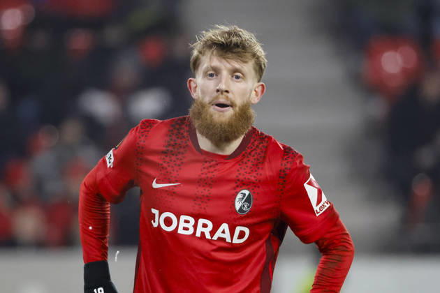 Niklas Beste (SC Freiburg, 19) , Deutschland, Fussball, UEFA Europa League, 7. Spieltag, 2025 2026, SC Freiburg vs. Maccabi Tel Aviv, Europa-Park Stadion, Freiburg im Breisgau, 22.01.2026 Freiburg im Breisgau Europa-Park Stadion Deutschland Copyright: xGrantxHubbsx