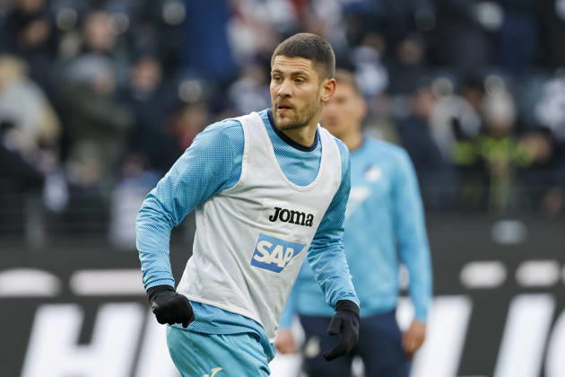 Andrej Kramaric (TSG Hoffenheim, 27) beim Aufwärmen vor Spielbeginn , Deutschland, Fussball, 1. Bundesliga, 19.Spieltag, 2025 2026, Eintracht Frankfurt vs. TSG 1899 Hoffenheim, 24.01.2026, Frankfurt am Main Deutsche-Bank-Park Deutschland Copyright: xGrantxHubbsx