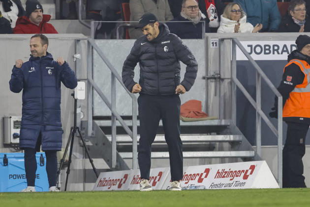 Julian Schuster (SC Freiburg, Trainer) nach dem Spiel , Deutschland, Fussball, 1. Bundesliga, 19.Spieltag, 2025 2026, SC Freiburg vs. 1.FC Köln, 25.01.2026, Freiburg im Breisgau Europa-Park Stadion Deutschland Copyright: xGrantxHubbsx