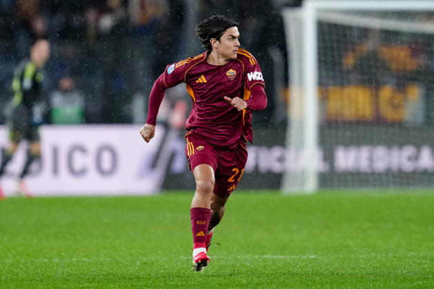 Paulo Dybala of AS Roma in action during the Serie A match between AS Roma and AC Milan at Stadio Olimpico Rome Italy on 25 January 2026. Rome Stadio Olimpico Rome Italy Copyright: xPhotoxGoalxPixx SP24-1351-020