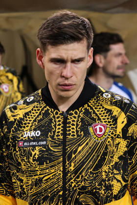 Alexander Rossipal (SG Dynamo Dresden,19) - 2. Fußball Bundesliga Saison 2025-2026 Punktspiel 1. FC Magdeburg vs. SG Dynamo Dresden in der Avnet Arena in Magdeburg - Fußball,Mann,Männer,Deutschland,24.01.2026