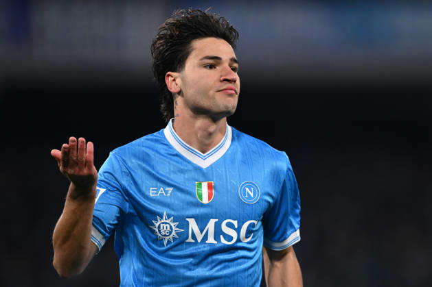 Dc Napoli 31 01 2026 - campionato di calcio serie A Napoli-Fiorentina foto Domenico Cippitelli Image nella foto: esultanza gol Antonio Vergara