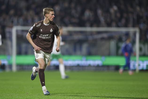 ZWOLLE, 31-01-2026 , MAC3PARK Stadion , season 2025 2026 , Dutch Eredivisie Football , match between PEC Zwolle and Telstar , picture shows Telstar-player Guus Offerhaus PEC - Telstar x201217083x Copyright: