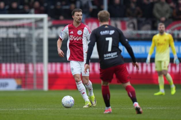 ROTTERDAM , 01-02-2026 , Stadium Woudestein , season 2025 2026 , Dutch Eredivisie football , match between Excelsior Rotterdam and Ajax , picture shows Ajax player Youri Regeer Excelsior - Ajax x201236934x Copyright: