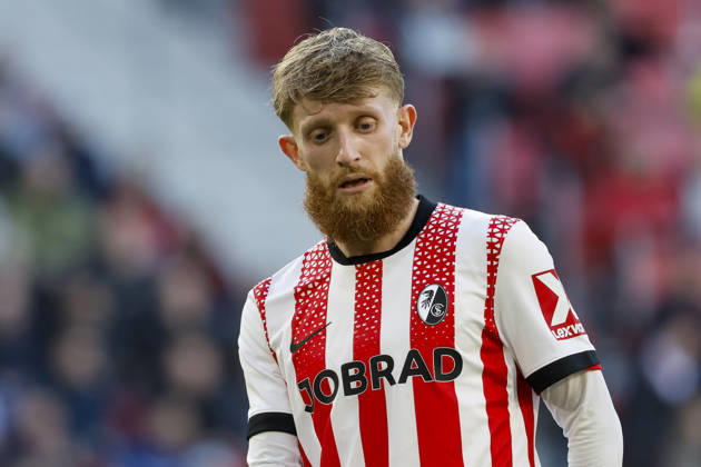 Niklas Beste (SC Freiburg, 19) , Deutschland, Fussball, 1. Bundesliga, 21.Spieltag, 2025 2026, SC Freiburg vs. SV Werder Bremen, 07.02.2026, Freiburg im Breisgau Europa-Park Stadion Deutschland Copyright: xGrantxHubbsx