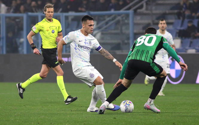 Foto IPP Albano Angilletta Reggio Emilia 08 02 2026 Calcio Campionato di serie A 2025 2026 Sassuolo - Inter nella foto: Lautaro Martinez Italy Photo Press World Copyright italy ITALY Copyright: xR4924_italyphotopressx