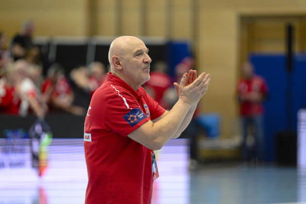 Herbert Mueller (Thueringer HC, Trainer) GER, Thueringer HC gegen Motherson Mosonmagyarovari KC , Handball, EHF European League Women, Gruppen Phase , Saison 2025 2026, 15.02.2026 GER, Thueringer HC gegen Motherson Mosonmagyarovari KC , Handball, EHF European League Women, Gruppen Phase , Saison 2025 2026, 15.02.2026 Bad Langensalza Copyright: xEibner-Pressefoto MartinxHerbstx EP_MHT