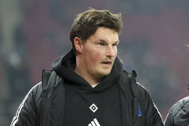 Merlin Polzin (Hamburger SV, Trainer) , Deutschland, Fussball, 1. Bundesliga, 23.Spieltag, 2025 2026, 1. FSV Mainz vs. Hamburger SV, 20.02.2026, Mainz Mewa Arena Deutschland Copyright: xGrantxHubbsx