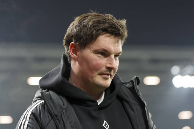 Merlin Polzin (Hamburger SV, Trainer) , Deutschland, Fussball, 1. Bundesliga, 23.Spieltag, 2025 2026, 1. FSV Mainz vs. Hamburger SV, 20.02.2026, Mainz Mewa Arena Deutschland Copyright: xGrantxHubbsx