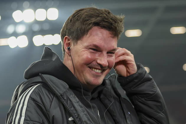 Merlin Polzin (Hamburger SV, Trainer) , Deutschland, Fussball, 1. Bundesliga, 23.Spieltag, 2025 2026, 1. FSV Mainz vs. Hamburger SV, 20.02.2026, Mainz Mewa Arena Deutschland Copyright: xGrantxHubbsx