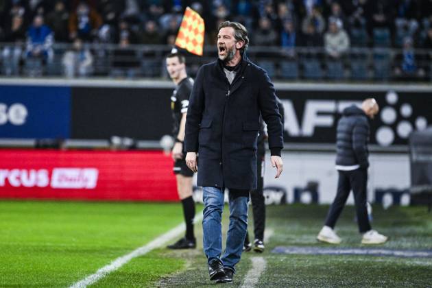 Gent s head coach Rik De Mil pictured during a soccer match between KAA Gent and Cercle Brugge, Friday 20 February 2026 in Gent, on day 26 of the 2025-2026 Jupiler Pro League first division of the Belgian championship. TOM GOYVAERTS TomxGoyvaerts x164358621x