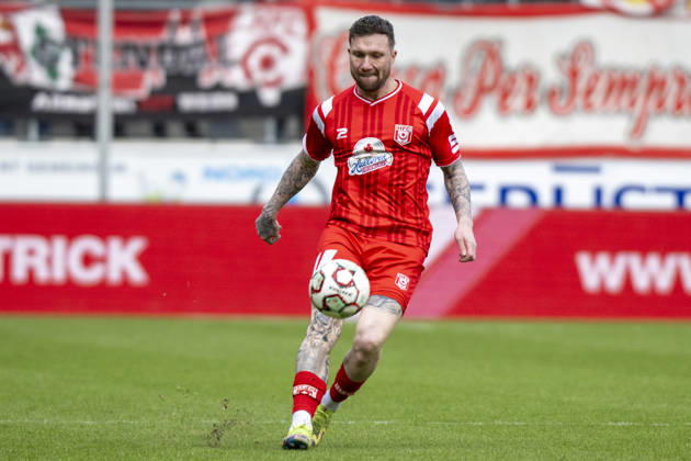 Regionalliga Nordost -Saison 25 26 Hallescher FC vs.Greifswalder FC Halle, Deutschland 21.Februar 2026: Im Bild:Jan Löhmannsröben Loehmannsroeben (Halle) Halle Saale Leuna Chemie Stadion Sachsen-Anhalt Deutschland