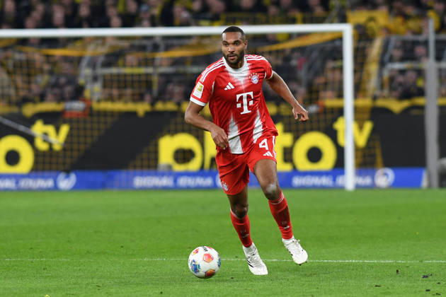 Jonathan Tah (FC Bayern Muenchen) in Aktion, am Ball, Einzelaktion waehrend des Spiels der Bundesliga zwischen Borussia Dortmund und FC Bayern München, Signal Iduna Park am 28. February 2026 in Dortmund, Deutschland. (Foto von Ralf Treese DeFodi Images) +++ Jonathan Tah (FC Bayern Muenchen) controls the ball during the Bundesliga match between Borussia Dortmund and FC Bayern München at Signal Iduna Park on February 28, 2026 in Dortmund, Germany. (Photo by Ralf Treese DeFodi Images) DFL regulations prohibit any use of photographs as image sequences and or quasi-video. (Photo by Ralf Treese DeFodi Images) -