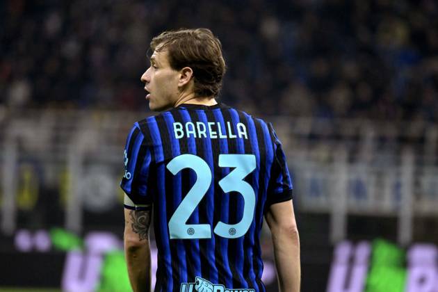 Foto IPP Paolo Bona Milano 28 02 2026 Campionato Serie A di Calcio stagione 2025 2026 partita Inter-Genoa Nella foto Nicolo Barella Italy Photo Press Worldwide Copyright italy ITALY  Copyright: xR4924_italyphotopressx