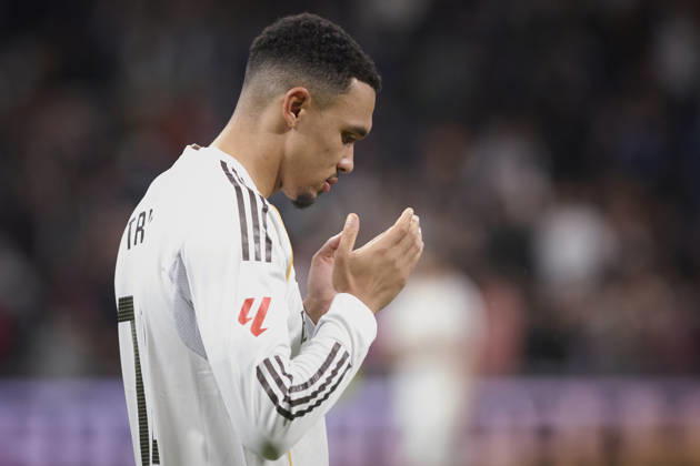 Real Madrid CF™s Trent Alexander-Arnold during La Liga match. March 2, 2026 (20260302010)