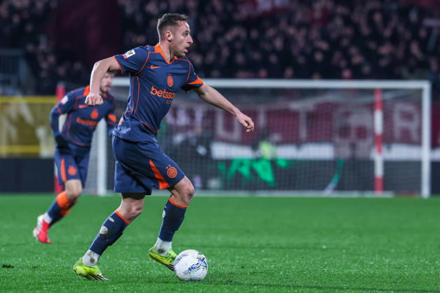 Carlos Augusto of FC Internazionale seen in action during Coppa Italia 2025 26 Quarter-Finals football match between FC Internazionale and Torino FC at U-Power Stadium in Monza Italy on 04 February 2026. Monza U-Power Stadium Monza Italy Copyright: xEPhotopressx SP24-1380-069