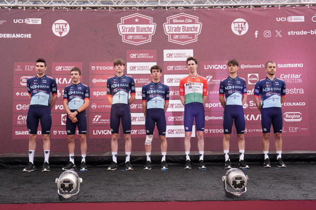 MBH BANK CSB TELECOM FORT during the team presentation of the Strade Bianche e Strade Bianche Women cycling race in Siena, Tuscany - Italy - Friday, March 6, 2026. - cycling Copyright: xFabioxFerrari LaPressex