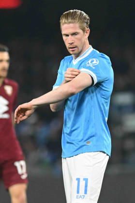 Napoli s Kevin De Bruyne during the Serie A soccer match between Napoli and Torino at the Diego Armando Maradona Stadium in Naples, southern italy - Friday , March 06 , 2026. - Soccer . Copyright: xAlessandroxGarofalo LaPressex