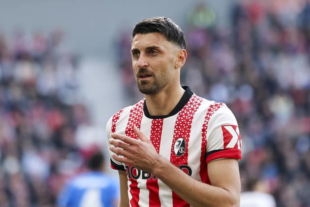 Vincenzo Grifo (SC Freiburg, 32) , Deutschland, Fussball, 1. Bundesliga, 25.Spieltag, 2025 2026, SC Freiburg vs. Bayer 04 Leverkusen, 07.03.2026, Freiburg im Breisgau Europa-Park Stadion Deutschland Copyright: xGrantxHubbsx