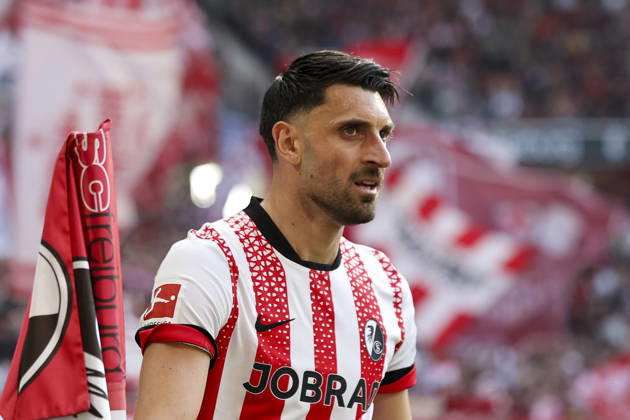 Vincenzo Grifo (SC Freiburg, 32) , Deutschland, Fussball, 1. Bundesliga, 25.Spieltag, 2025 2026, SC Freiburg vs. Bayer 04 Leverkusen, 07.03.2026, Freiburg im Breisgau Europa-Park Stadion Deutschland Copyright: xGrantxHubbsx