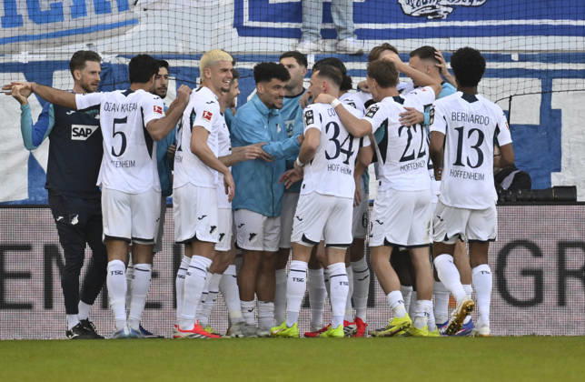 TOR zum 0:3 Fisnik Asllani TSG 1899 Hoffenheim (11) Torjubel 1. FC Heidenheim 1846 FCH vs TSG 1899 Hoffenheim 07.03.2026 DFL REGULATIONS PROHIBIT ANY USE OF PHOTOGRAPHS AS IMAGE SEQUENCES AND OR QUASI-VIDEO 1. FC Heidenheim 1846 FCH vs TSG 1899 Hoffenheim