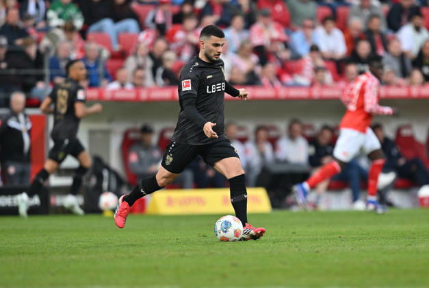 Fussball I Herren I Saison 2025-2026 I Bundesliga I 25. Spieltag I 1. FSV Mainz 05 - VFB Stuttgart I 07.03.2026 Deniz Undav (26, VFB Stuttgart) am Ball Mainz MEWA Arena Rheinland-Pfalz Deutschland Copyright: xLobeca MaraxWolfx