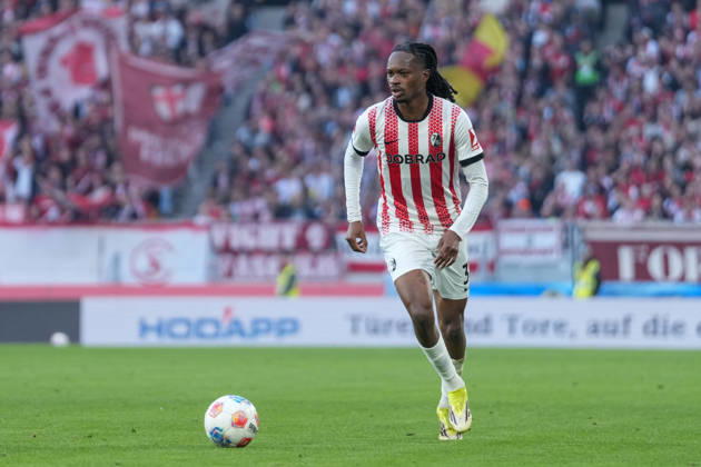 Jordy Makengo (SC Freiburg, 33) am Ball , Deutschland, Fussball, 1. Bundesliga, 25.Spieltag, 2025 2026, SC Freiburg vs. Bayer 04 Leverkusen, 07.03.2026, Europa-Park Stadion, Freiburg, Deutschland DFL REGULATIONS PROHIBIT ANY USE OF PHOTOGRAPHS AS IMAGE SEQUENCES AND OR QUASI-VIDEO. Freiburg Europa-Park Stadion Baden-Württemberg Deutschland Copyright: xArnexAmbergx