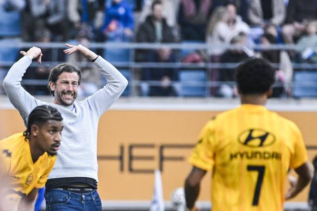 Gent s head coach Rik De Mil pictured during a soccer match between KAA Gent and KV Mechelen, Sunday 08 March 2026 in Gent, on day 26 of the 2025-2026 Jupiler Pro League first division of the Belgian championship. TOM GOYVAERTS TomxGoyvaerts x166867329x