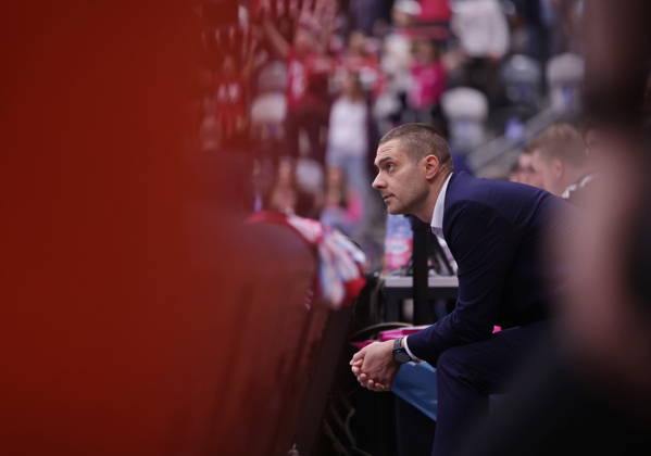 Trainer Marko Stankovic Telekom Baskets Bonn vs. SYNTAINICS MBC 23. Speiltag - Saison 2025 26