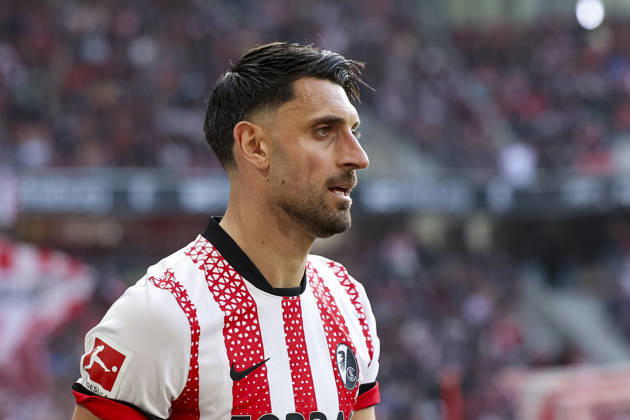 Vincenzo Grifo (SC Freiburg, 32) , Deutschland, Fussball, 1. Bundesliga, 25.Spieltag, 2025 2026, SC Freiburg vs. Bayer 04 Leverkusen, 07.03.2026, Freiburg im Breisgau Europa-Park Stadion Deutschland Copyright: xGrantxHubbsx