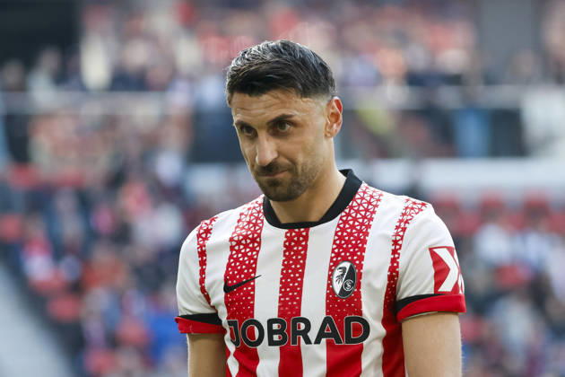 Vincenzo Grifo (SC Freiburg, 32) , Deutschland, Fussball, 1. Bundesliga, 25.Spieltag, 2025 2026, SC Freiburg vs. Bayer 04 Leverkusen, 07.03.2026, Freiburg im Breisgau Europa-Park Stadion Deutschland Copyright: xGrantxHubbsx