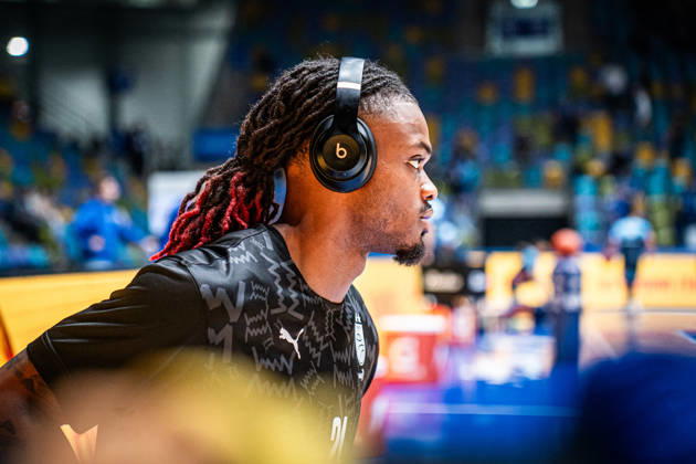 08.03.2026, xhfmx, Basketball easyCredit BBL Bundesliga, Frankfurt Skyliners - Bamberg Baskets Cobe Williams (BMA 365 Bamberg Baskets) (DFL DFB REGULATIONS PROHIBIT ANY USE OF PHOTOGRAPHS as IMAGE SEQUENCES and or QUASI-VIDEO) Frankfurt am Main