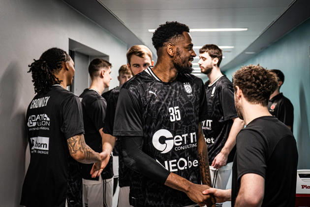 08.03.2026, xhfmx, Basketball easyCredit BBL Bundesliga, Frankfurt Skyliners - Bamberg Baskets Ejiofor Onu (BMA 365 Bamberg Baskets) (DFL DFB REGULATIONS PROHIBIT ANY USE OF PHOTOGRAPHS as IMAGE SEQUENCES and or QUASI-VIDEO) Frankfurt am Main
