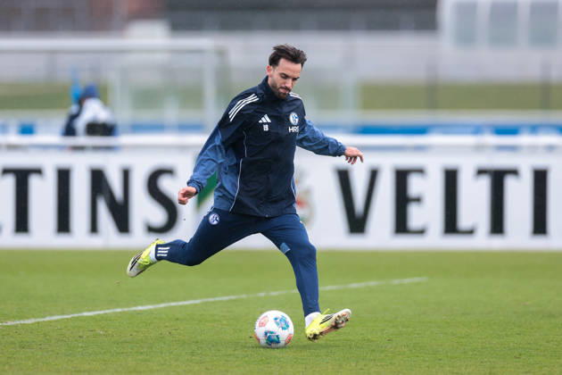 11.03.2026; Fussball; Training des FC Schalke 04. Kenan Karaman (FC Schalke 04). Gelsenkirchen Trainingsgelände FC Schalke 04 NRW Deutschland xRHR-FOTO YYx Copyright: RHR-FOTOx RHR-FOTO YY